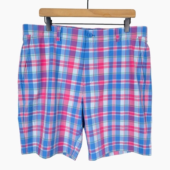 Vineyard Vines Performance Breaker Short Mens 36 x 8" Plaid Beach Nantucket Prep - Picture 1 of 7